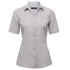 House of Uniforms The Pin Feather Shirt | Ladies | Short Sleeve City Collection Charcoal
