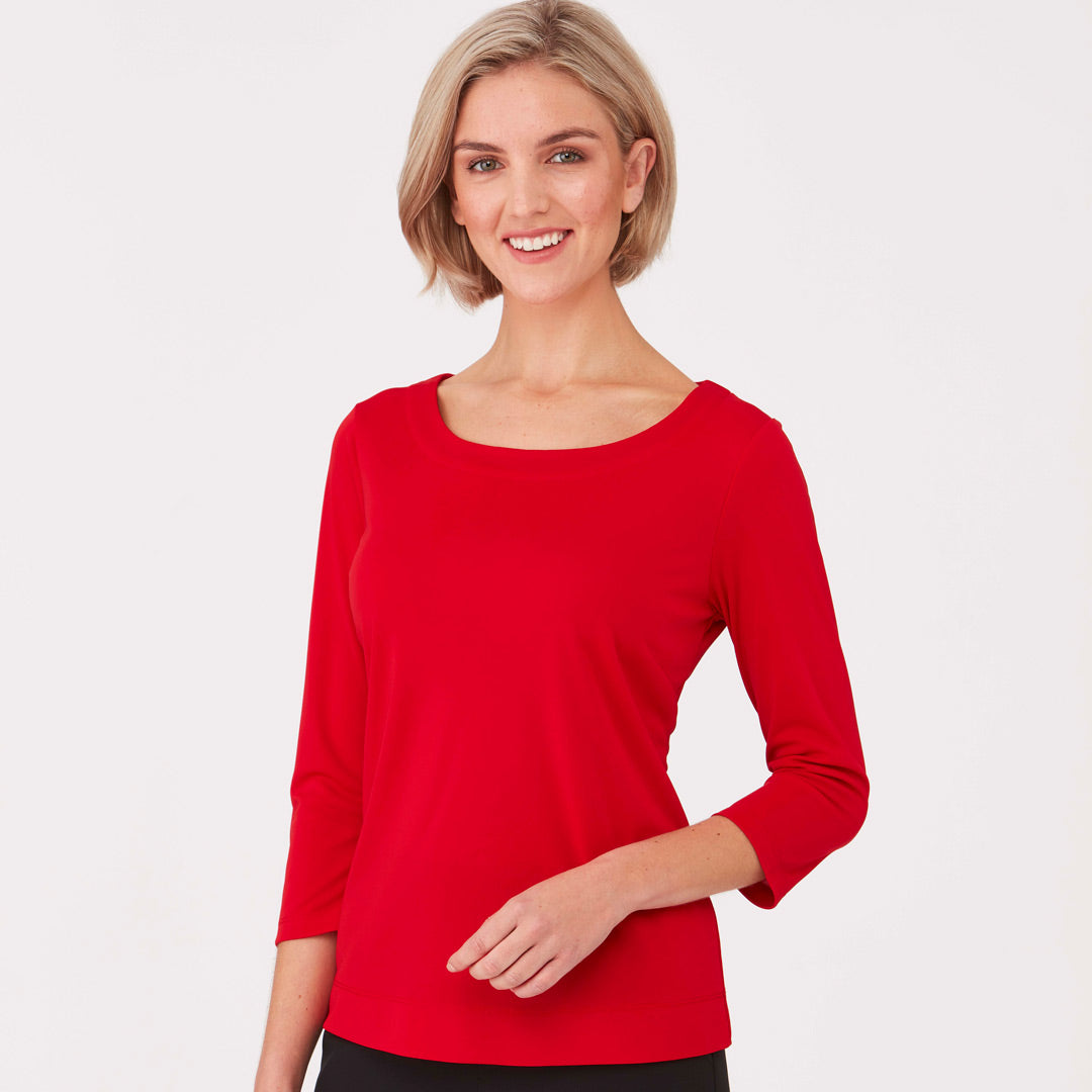 The Smart Knit Top | Ladies | 3/4 Sleeve