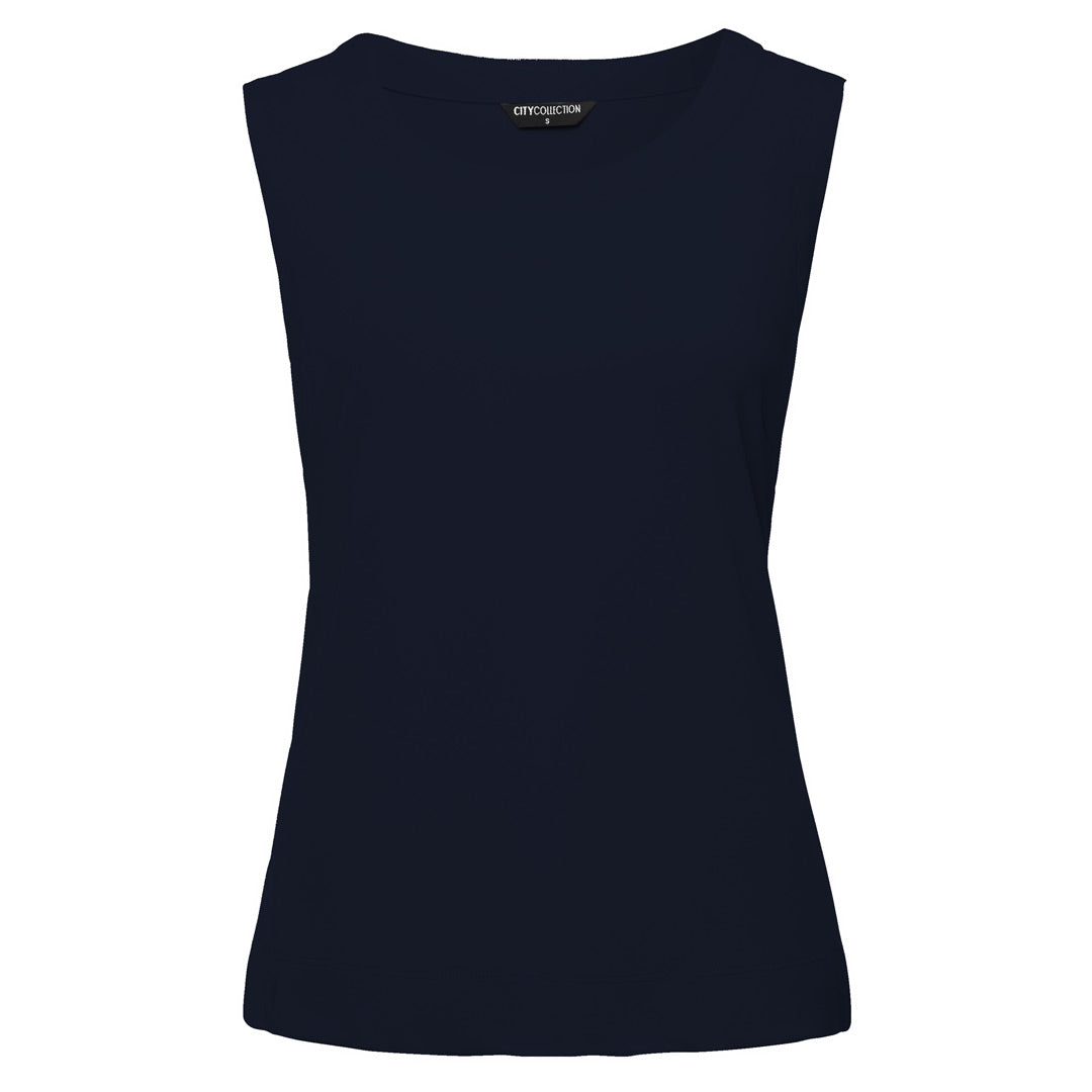 House of Uniforms The Smart Knit | Ladies | Sleeveless City Collection Navy