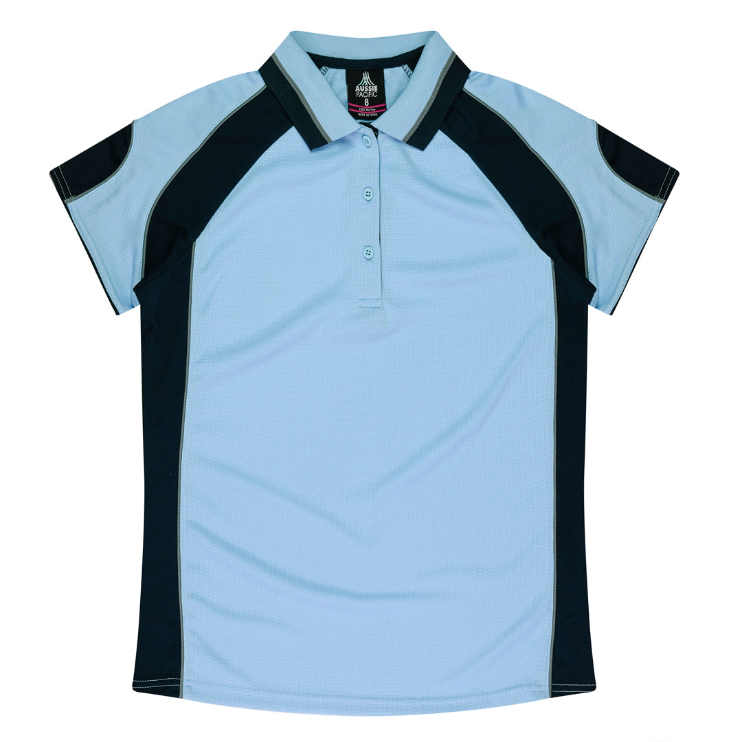 House of Uniforms The Murray Polo | Plus | Ladies Aussie Pacific Sky/Navy