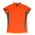 House of Uniforms The Eureka Polo Shirt | Plus | Ladies Aussie Pacific Orange/Charcoal