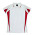 House of Uniforms The Eureka Polo Shirt | Ladies Aussie Pacific White/Red