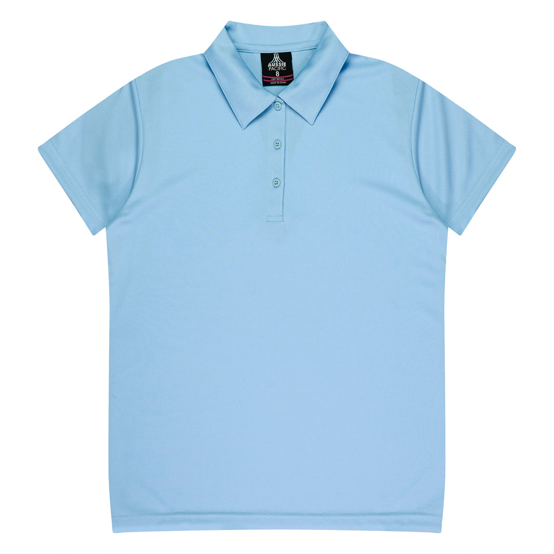 House of Uniforms The Botany Polo | Ladies | Short Sleeve Aussie Pacific Sky