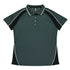 House of Uniforms The Panorama Polo | Ladies | Short Sleeve | Plus Aussie Pacific Slate/Black/White