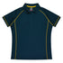 House of Uniforms The Endeavour Polo | Ladies | Short Sleeve Aussie Pacific Navy/Gold
