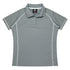 House of Uniforms The Endeavour Polo | Ladies | Short Sleeve Aussie Pacific Silver/White