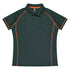 House of Uniforms The Endeavour Polo | Ladies | Short Sleeve | Plus Aussie Pacific Slate/Fluro Orange