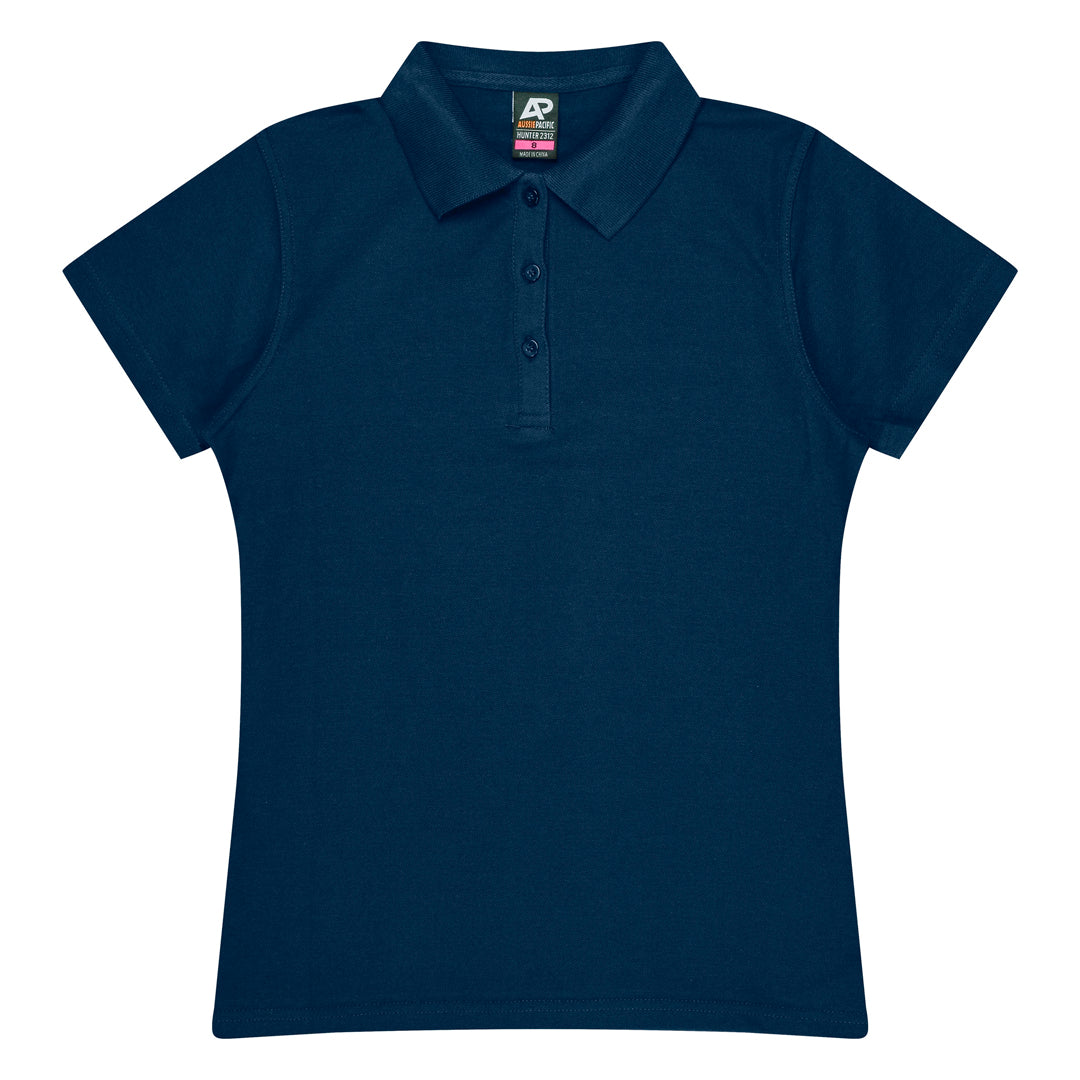 House of Uniforms The Hunter Polo | Ladies | Short Sleeve Aussie Pacific Navy