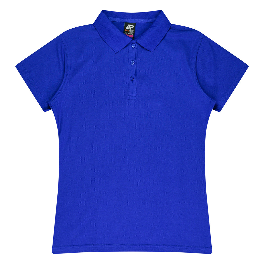 House of Uniforms The Hunter Polo | Ladies | Short Sleeve | Plus Aussie Pacific Royal