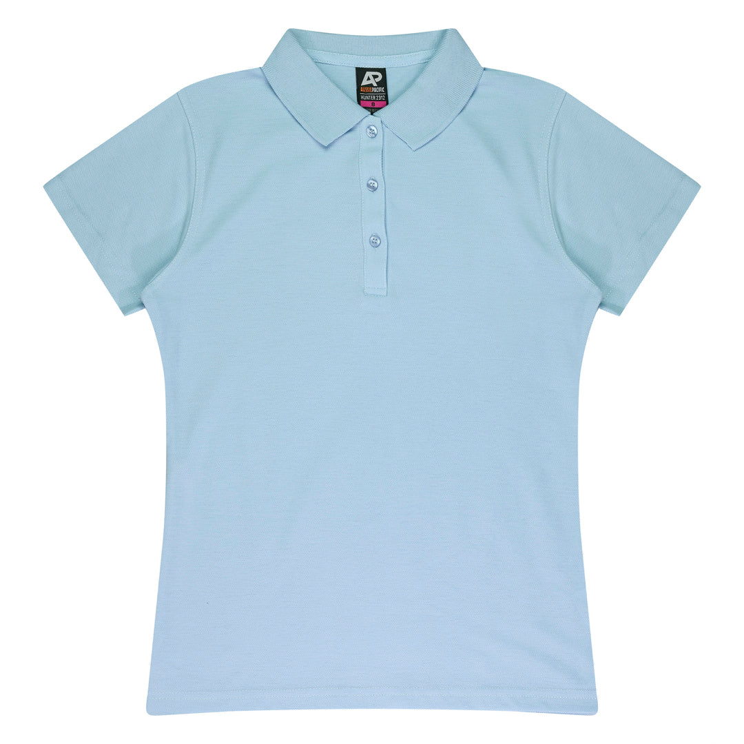 House of Uniforms The Hunter Polo | Ladies | Short Sleeve Aussie Pacific Sky
