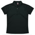 House of Uniforms The Lachlan Polo | Ladies | Short Sleeve Aussie Pacific Black