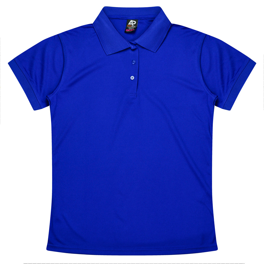 House of Uniforms The Lachlan Polo | Ladies | Short Sleeve Aussie Pacific Royal