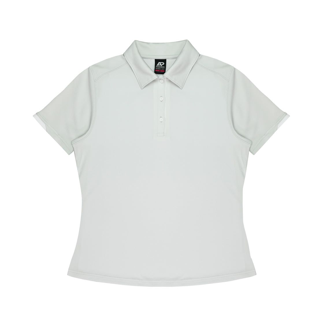 House of Uniforms The Morris Polo | Ladies | Short Sleeve Aussie Pacific Light Grey