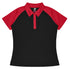 House of Uniforms The Manly Beach Polo | Ladies | Short Sleeve Aussie Pacific Black/Red