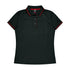 House of Uniforms The Cottesloe Polo | Ladies | Short Sleeve Aussie Pacific Black/Red