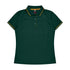 House of Uniforms The Cottesloe Polo | Ladies | Plus | Short Sleeve Aussie Pacific Bottle/Gold