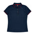 House of Uniforms The Cottesloe Polo | Ladies | Short Sleeve Aussie Pacific Navy/Red