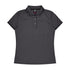 House of Uniforms The Cottesloe Polo | Ladies | Short Sleeve Aussie Pacific Slate/Black