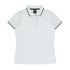 House of Uniforms The Cottesloe Polo | Ladies | Plus | Short Sleeve Aussie Pacific White/Navy