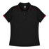 House of Uniforms The Currumbin Polo | Ladies | Plus | Short Sleeve Aussie Pacific Black/Red