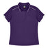 House of Uniforms The Currumbin Polo | Ladies | Plus | Short Sleeve Aussie Pacific Purple/White