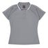 House of Uniforms The Double Bay Polo | Ladies | Short Sleeve Aussie Pacific Silver/White