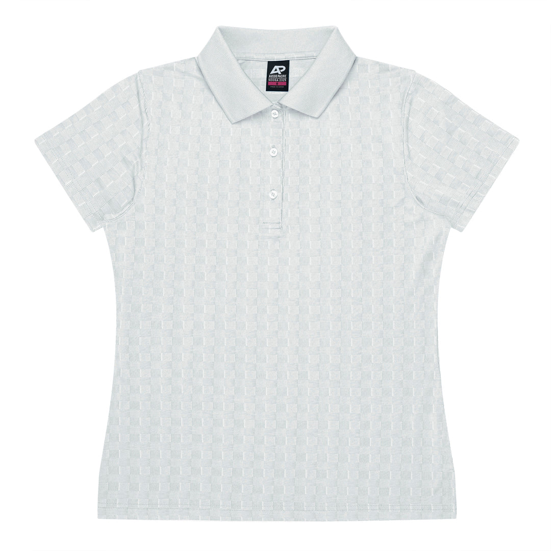 House of Uniforms The Noosa Polo | Ladies | Short Sleeve Aussie Pacific White