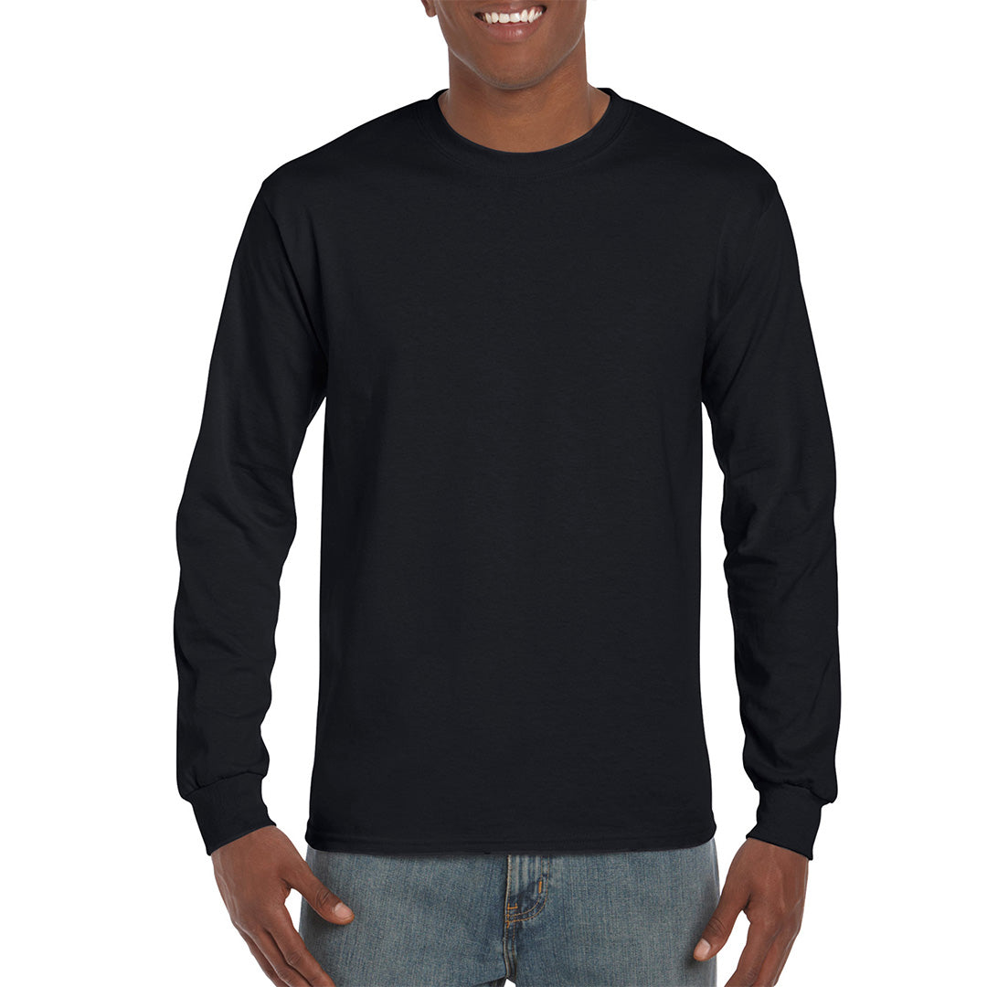 The Ultra Cotton Tee | Long Sleeve | Adults | Black