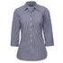 House of Uniforms The Pippa Check Shirt | Ladies | 3/4 Sleeve City Collection Navy Check