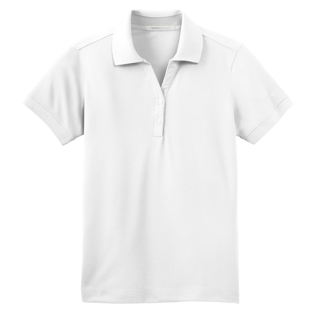 House of Uniforms The Dri-Fit Classic Polo | Ladies Nike White