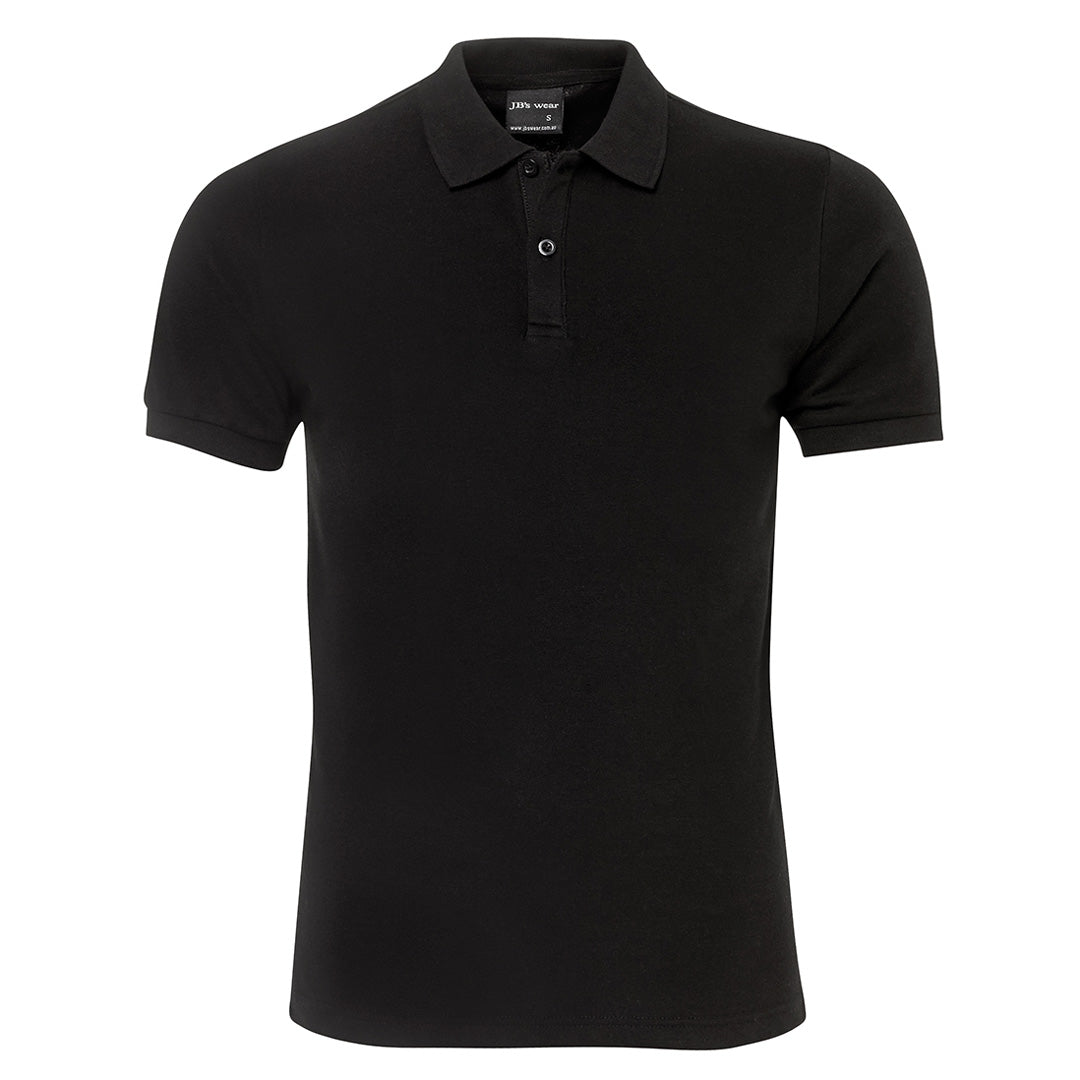 House of Uniforms The Fitted Polo | Short Sleeve | Adults Jbs Wear Black
