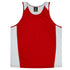 House of Uniforms The Premier Singlet | Kids Aussie Pacific Red/White