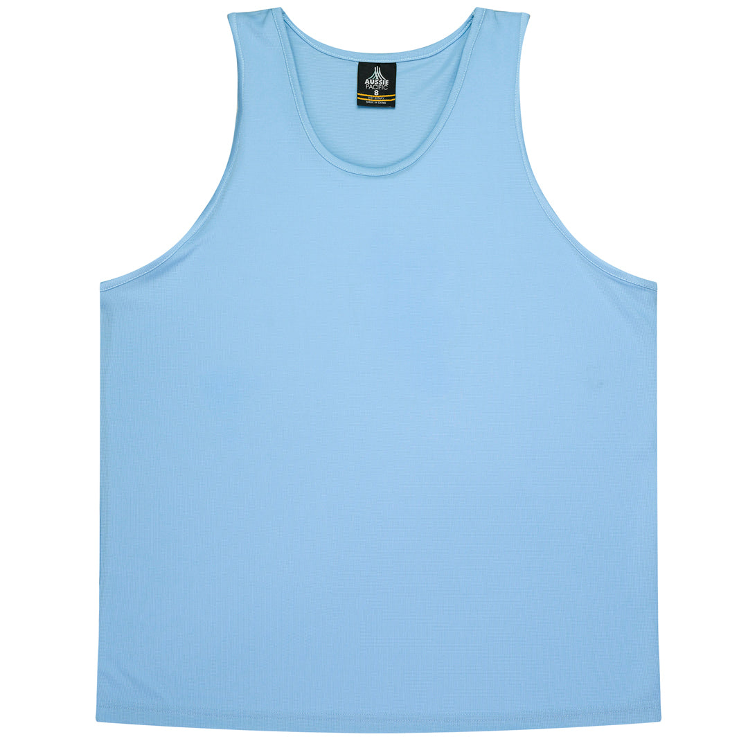 House of Uniforms The Botany Singlet | Kids Aussie Pacific Sky