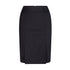House of Uniforms The Kick Pleat Skirt | Micro Fibre LSJ Collection Navy