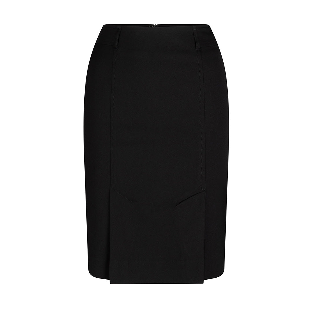 House of Uniforms The Kick Pleat Skirt | Wool LSJ Collection Black