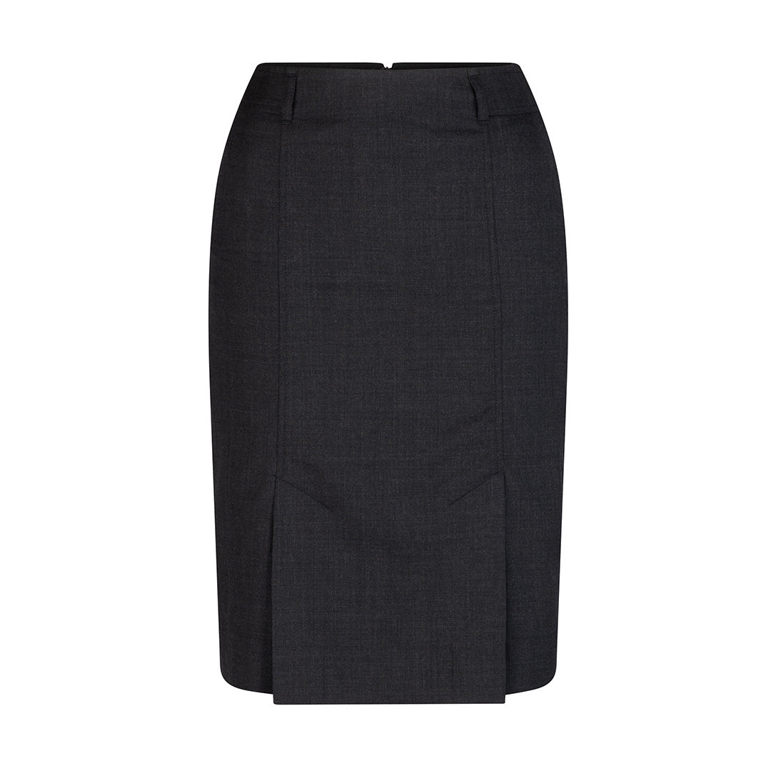 House of Uniforms The Kick Pleat Skirt | Wool LSJ Collection Charcoal