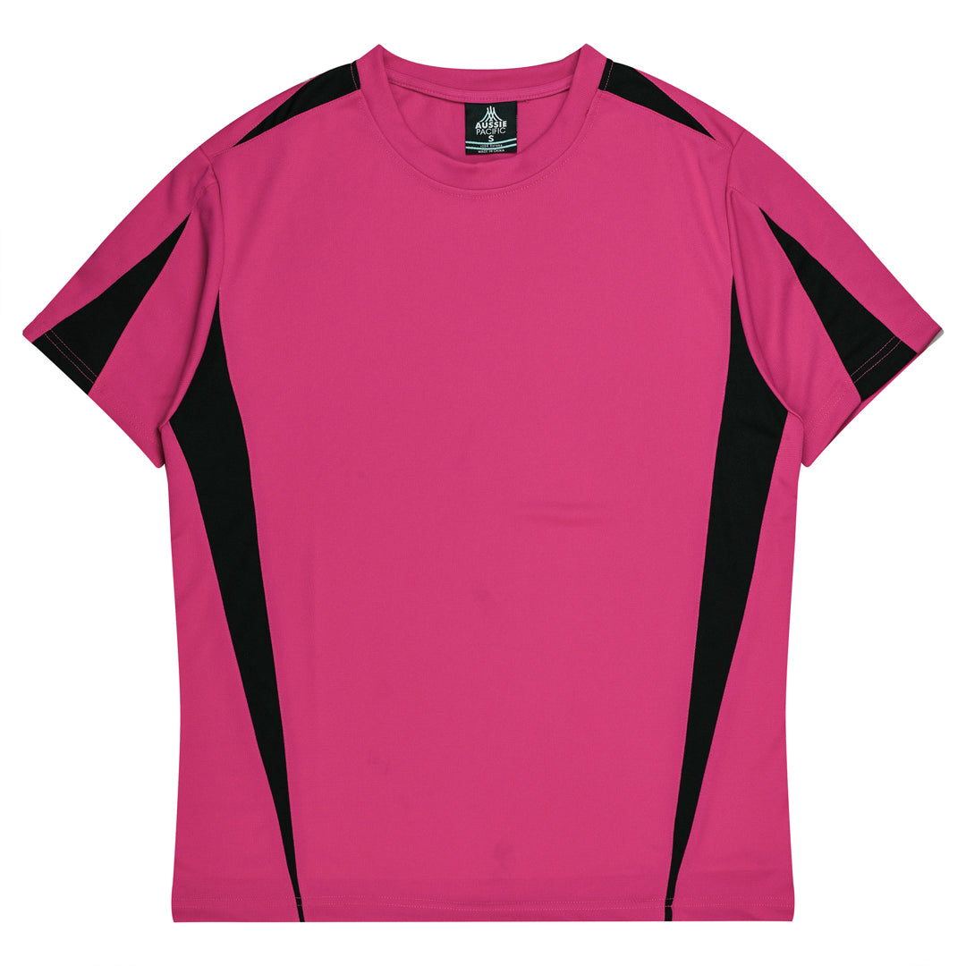House of Uniforms The Eureka Tee Shirt | Kids Aussie Pacific Pink/Black