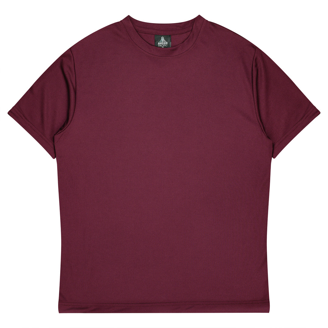 House of Uniforms The Botany Tee Shirt | Kids Aussie Pacific Maroon
