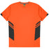 House of Uniforms The Tasman Tee | Kids | Short Sleeve | Neon Base Aussie Pacific Neon Orange/Slate