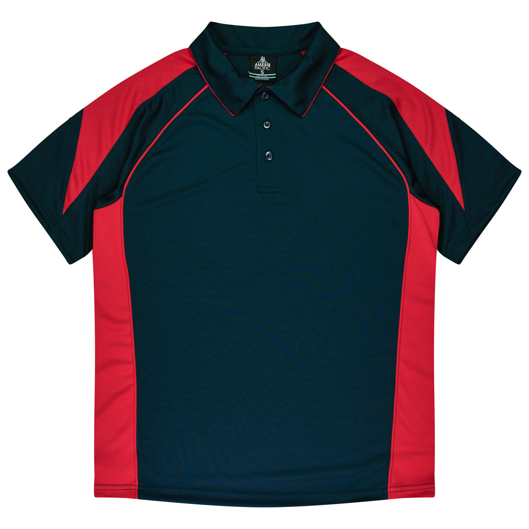 House of Uniforms The Premier Polo | Kids Aussie Pacific Navy/Red