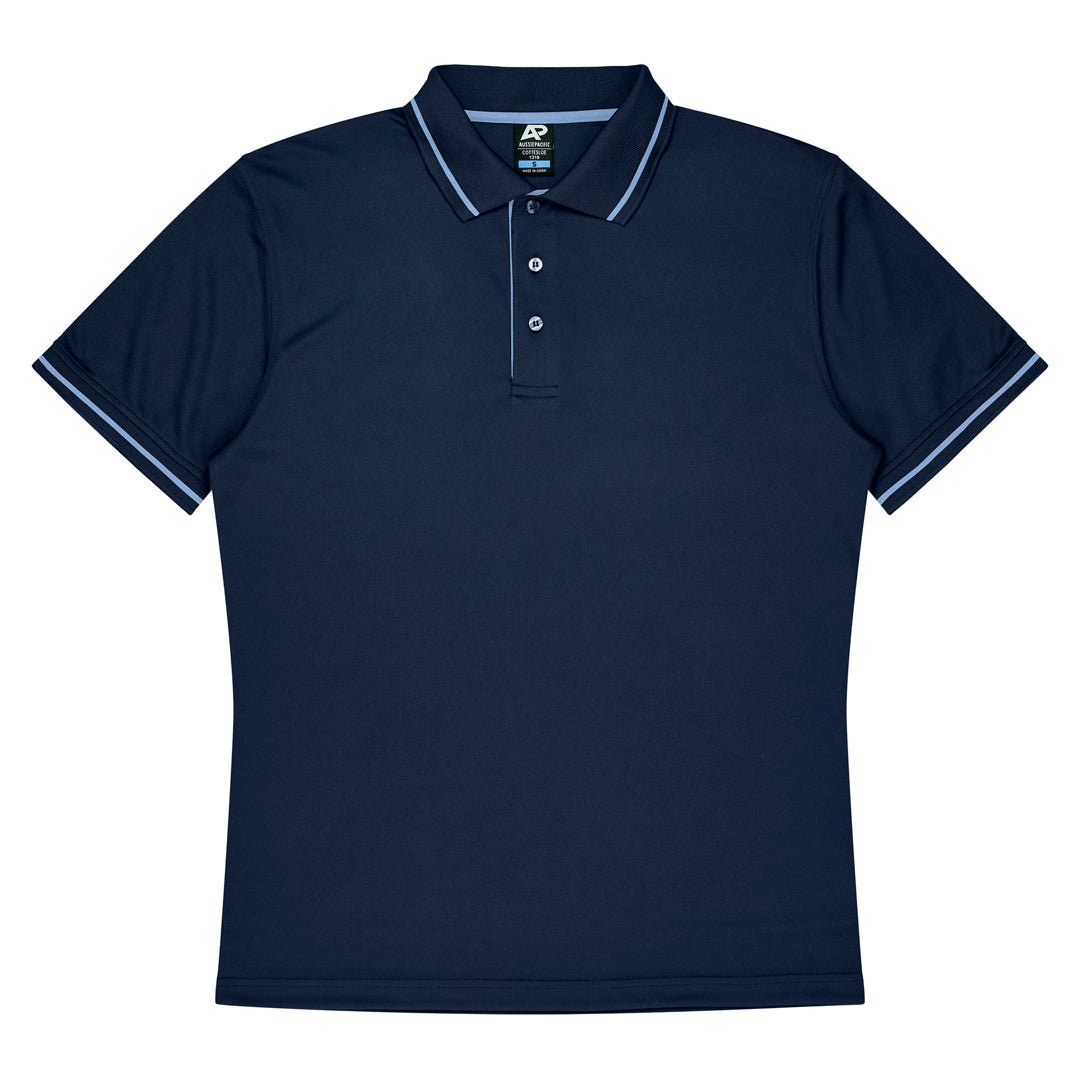 House of Uniforms The Cottesloe Polo | Kids | Short Sleeve Aussie Pacific Navy/Sky