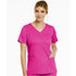 House of Uniforms The Matrix Double V Neck Top | Ladies Maevn Hot Pink
