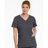 House of Uniforms The Matrix Double V Neck Top | Ladies Maevn Pewter