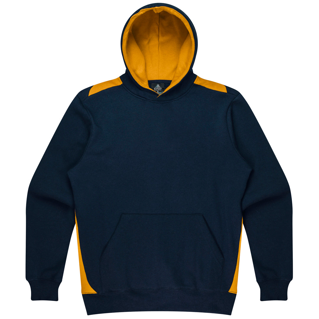 House of Uniforms The Paterson Hoodie | Kids Aussie Pacific Navy/Gold