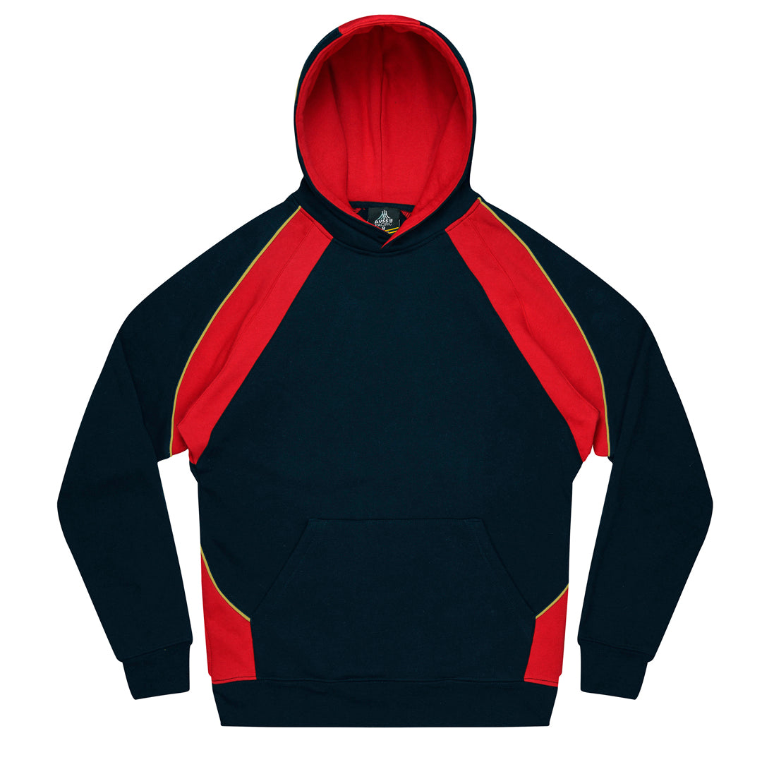 House of Uniforms The Huxley Hoodie | Kids Aussie Pacific Navy/Red/Gold
