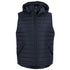House of Uniforms The Hooded Puffer Vest | Adults Jbs Wear Navy