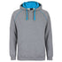 House of Uniforms The Contrast Hoodie | Mens | Marle Jbs Wear 13% Marle/Aqua