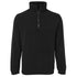 House of Uniforms The Zip Collar Polar Fleece Jumper | Adults Jbs Wear Black