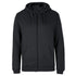 House of Uniforms The Poly Cotton Full Zip Hoodie | Adults Jbs Wear Black Marle