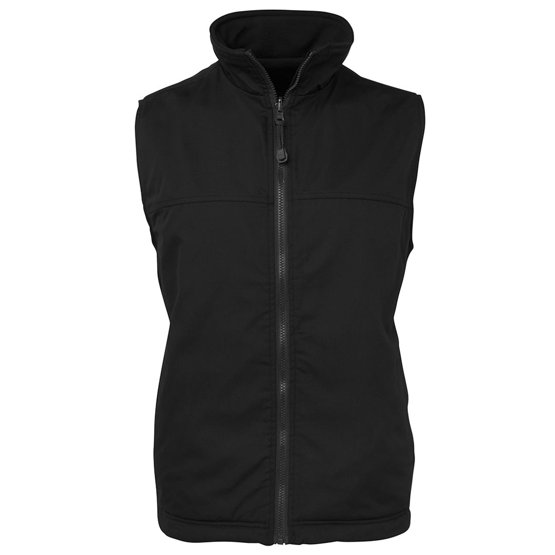 House of Uniforms The Reversible Vest | Adults Jbs Wear Black